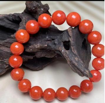 玉美人菲菲#南红单圈手串圆珠约11mm 商品图0