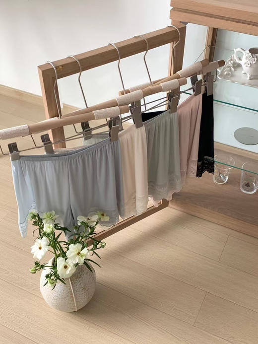 【超柔凉感】夏日冰丝防走光薄款安全裤 不卷边可外穿打底短裤宽松保险裤 商品图6