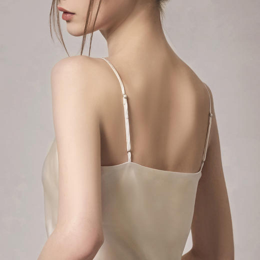 Solo seta22姆米重磅真丝睡衣上衣女桑蚕丝吊带2025秋冬新品 商品图2