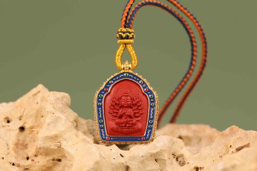 朱砂珐琅彩生肖吊坠 商品图6