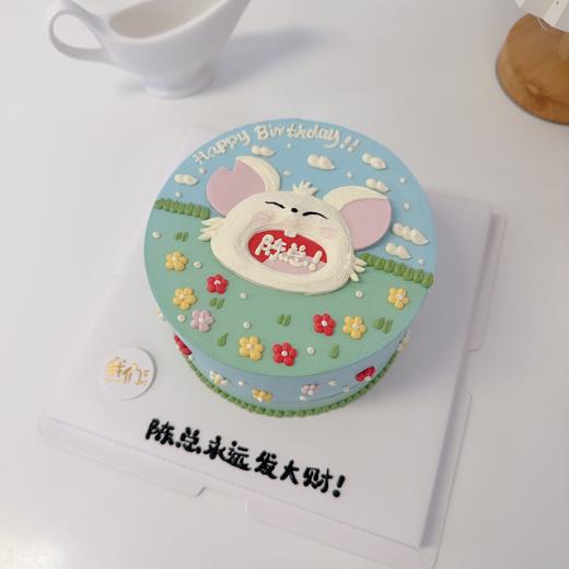 多款式~妈宝喵/猫卡通手绘蛋糕-低糖处理无添加 商品图4
