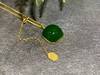 【御珠宫坊】金镶碧玉吊坠 商品缩略图2