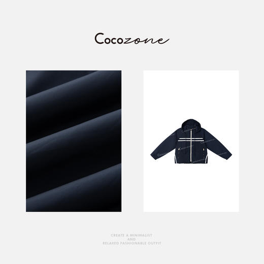 COCO ZONE 刘一一 “高定皮肤衣”层次感简约气质外套CD2A1249 商品图5