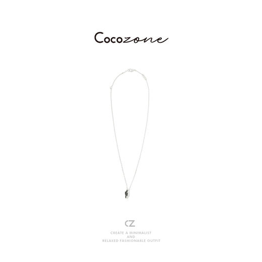 COCO ZONE 轻奢简约四叶草吊坠项链CD2A1353 商品图0