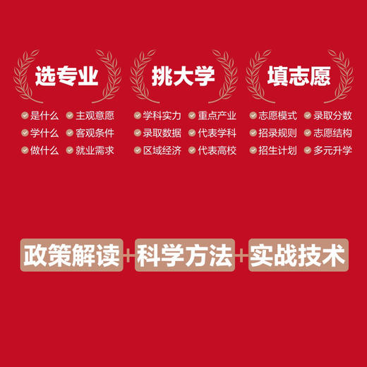 自助式高考志愿填报 手把手教你选专业 挑大学 商品图1