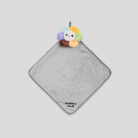 GOODBAI GOODEES五彩太阳花玩偶logo刺绣擦手巾