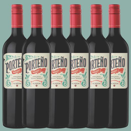 【整箱】阿根廷鼎级百年名庄 施华洛士奇旗下酒庄 Norton Porteño Malbec  诺顿酒庄港湾马尔贝克红葡萄酒 商品图0