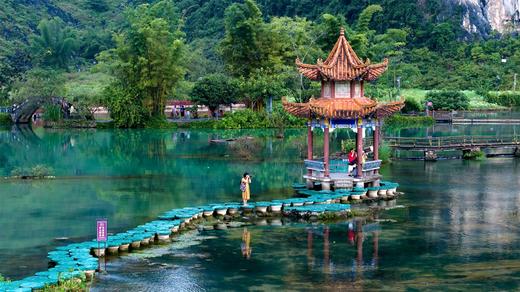 印象广西：锦绣靖西4天（鹅泉—通灵大峡谷—古龙山大峡谷—三叠岭瀑布—渠洋湖） 商品图0