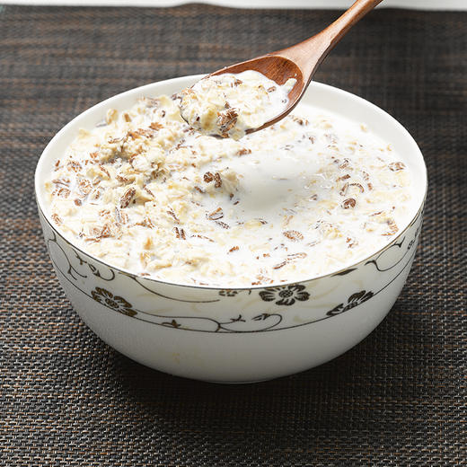 黑麦燕麦片1kg桶装高纤懒人早餐冲饮高纤维0蔗糖健身控糖全家共享装 商品图4