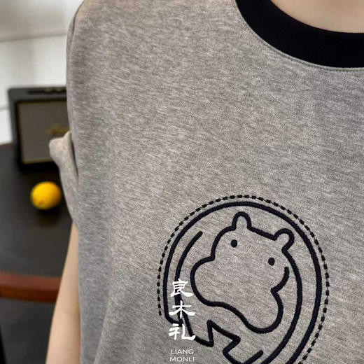【预售7天】良木礼河马T恤（803精070-1） 商品图2