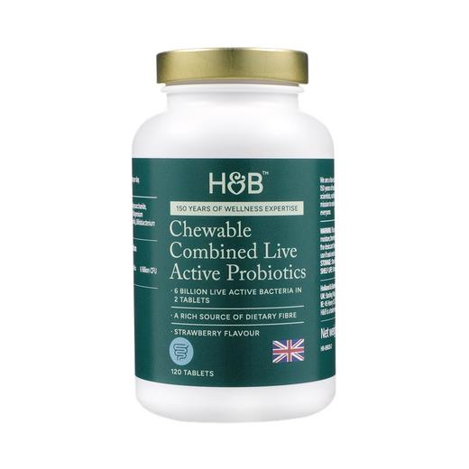 【特卖】荷柏瑞 低糖 咀嚼型复合益生菌压片糖果 120片/瓶【保质期：2026年5-12月】 商品图0