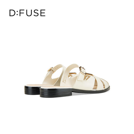 Dfuse迪芙斯2025夏季新款穆勒拖镂空包头罗马凉拖DFD2110105 商品图7
