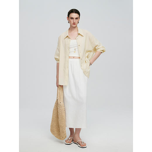 棉仓363604041初棉越洗越防晒衬衫女25春夏 商品图2