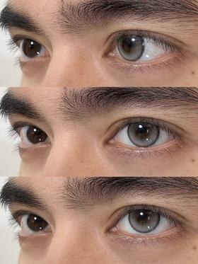 Yukicon半年抛美瞳 冻梨黑灰 14.2mm