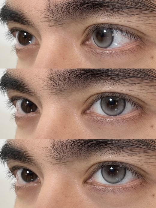 Yukicon半年抛美瞳 冻梨黑灰 14.2mm 商品图0