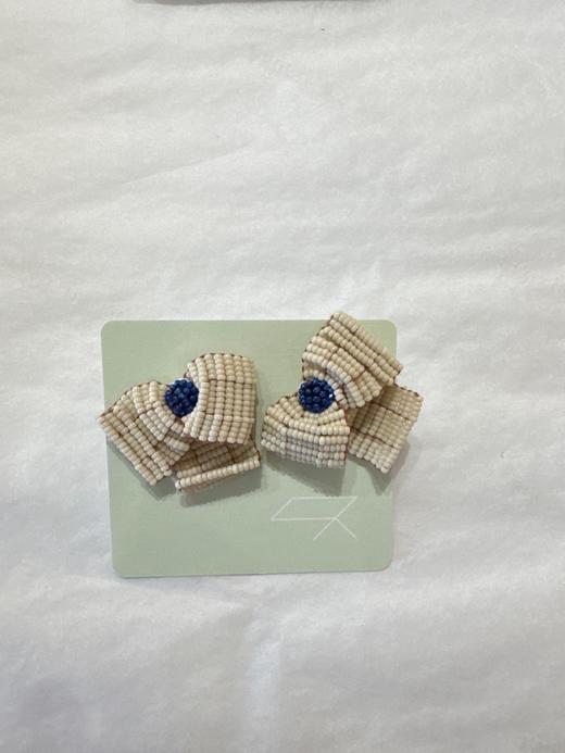 tamas2色复古繁花耳钉/耳夹 商品图5