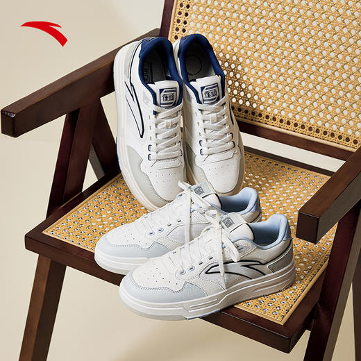 【399任选2件】安踏街顽LITE丨经典低帮板鞋男小白鞋运动鞋112538051 商品图0
