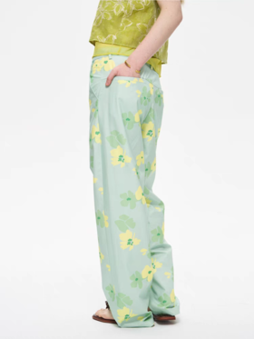 local tag/It25ssk40/ 轻松花园薄荷色长裤