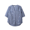 V领条纹衬衫 商品缩略图1