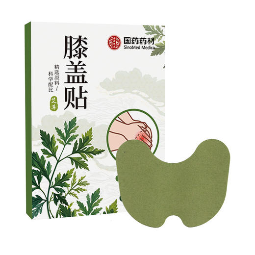 国药药材艾草膝盖贴肩周颈椎贴穴位贴膏药贴腰疼腰痛艾灸贴艾草贴 商品图1