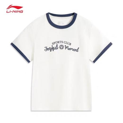 李宁运动灵感运动t恤女春夏新款凉感时尚短袖透气个性文化衫上衣 商品图1