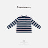 COCO ZONE 刘一一【100棉】圆领条纹撞色松弛感长袖T恤CD2A1313 商品缩略图2
