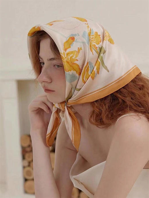 优选丨（速抢 史低大漏！秒杀价59元任选三件 设满减加购立减）丝巾女2025新款时尚复古系脖高级感方巾配饰 夏季百搭头巾披肩 商品图2