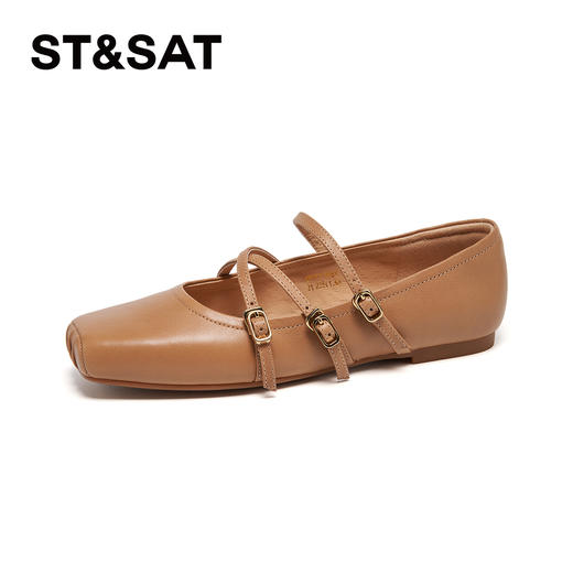 星期六法式少女方头芭蕾玛丽珍SSD1111053 商品图5