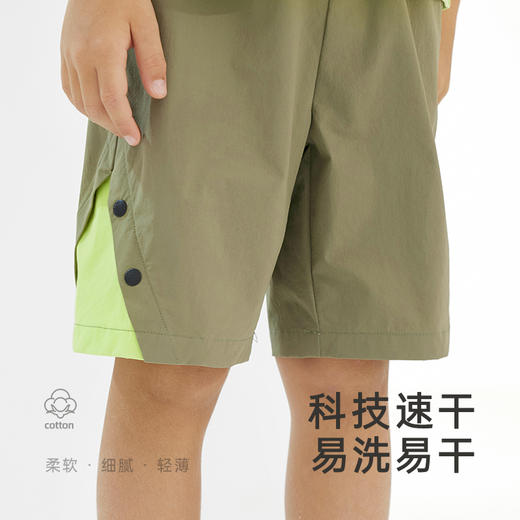 英氏婴童套装速干透气T恤中裤男宝夏季短袖婴儿衣服新款 商品图4