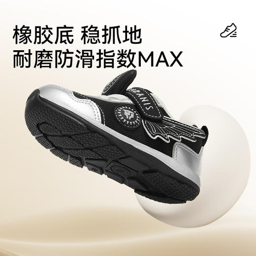 泰兰尼斯秋季新款童鞋男宝宝学步鞋女童运动鞋机能鞋网布透气鞋子  T01T5C6551 商品图3