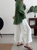 ✨【亚麻天丝凉感阔腿九分裙裤】，甄选汉麻斜纹布料，手感蓬松韧劲有质感，看着是裙子，其实是裤子，安全感爆棚， 巨显瘦！ 商品缩略图6