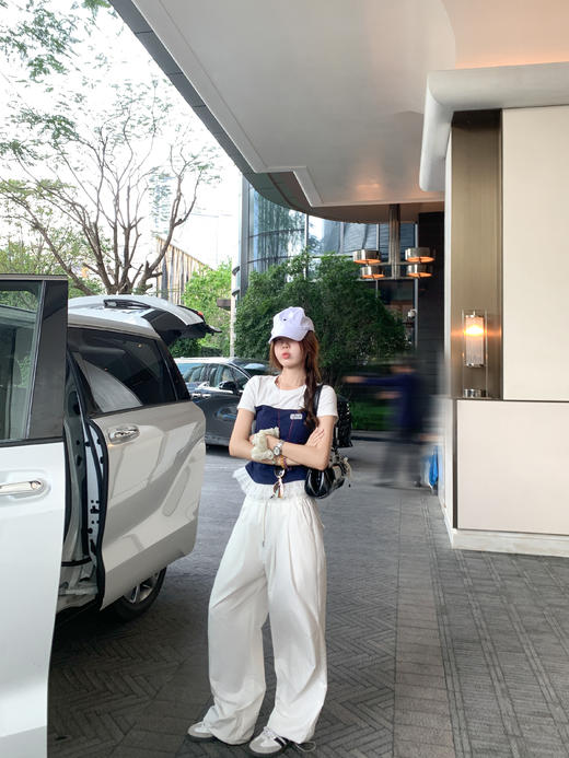 <曾小咸推荐>新品现货秒杀！卖完下架不再补 ！微信粉丝打折价！！撞色拼接短袖T恤 日常119.99/件 立减60 秒杀59.99/件！！ 商品图11