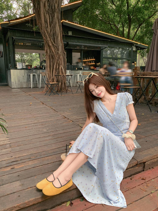 <曾小咸推荐>新品现货秒杀！卖完下架不再补 ！微信粉丝打折价！！碎花连衣裙 日常189.99/件 立减60 秒杀129.99/件！！ 商品图12