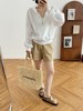 日光岛屿连帽蕾丝绣花防晒轻薄白色小斗篷帽衫 商品缩略图1