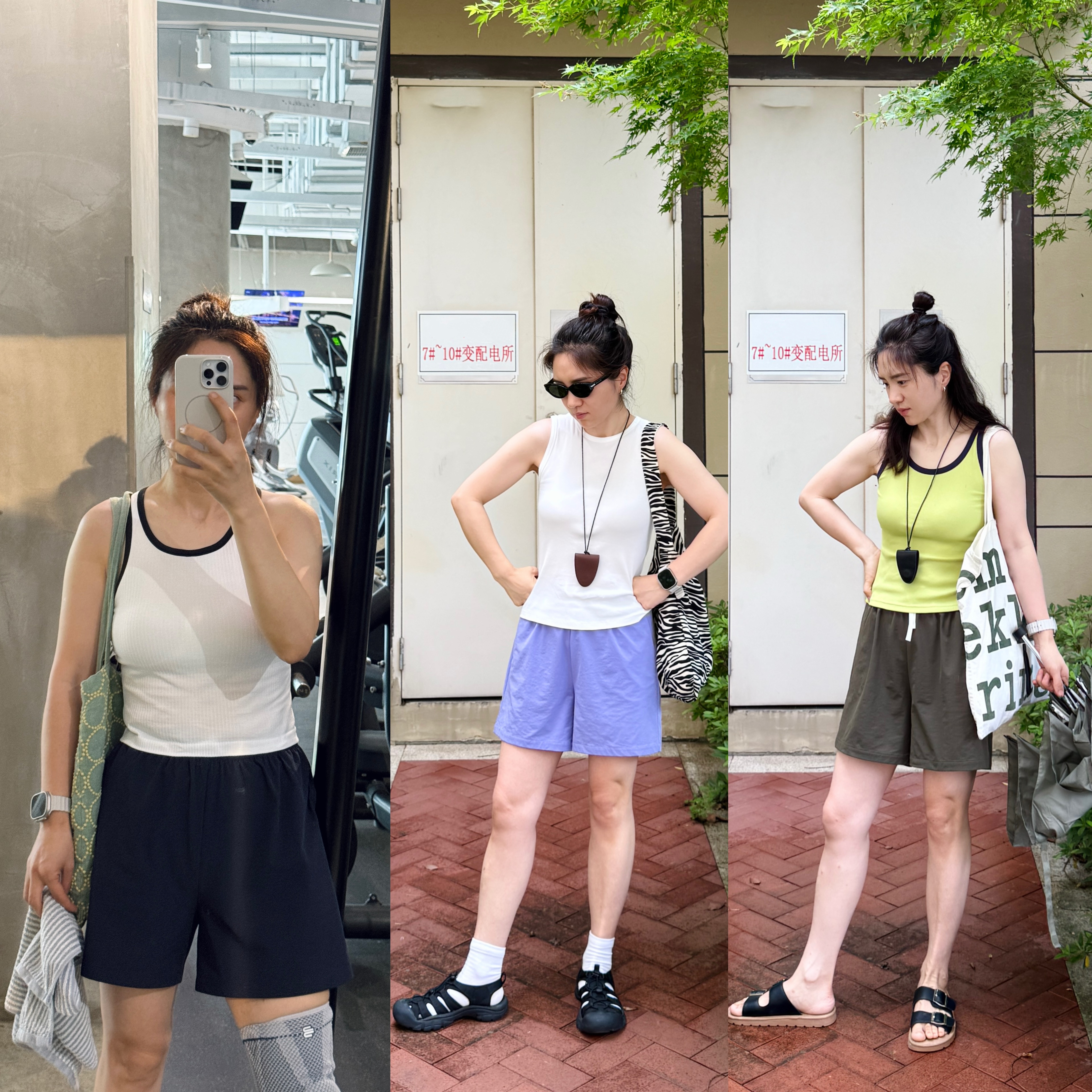 松弛夏日｜速干-松紧腰显瘦显腿直短裤