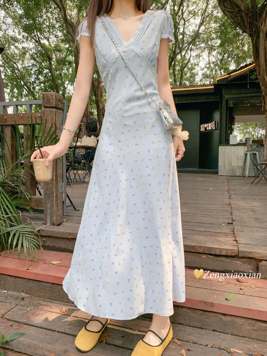 <曾小咸推荐>新品现货秒杀！卖完下架不再补 ！微信粉丝打折价！！碎花连衣裙 日常189.99/件 立减60 秒杀129.99/件！！ 商品图5