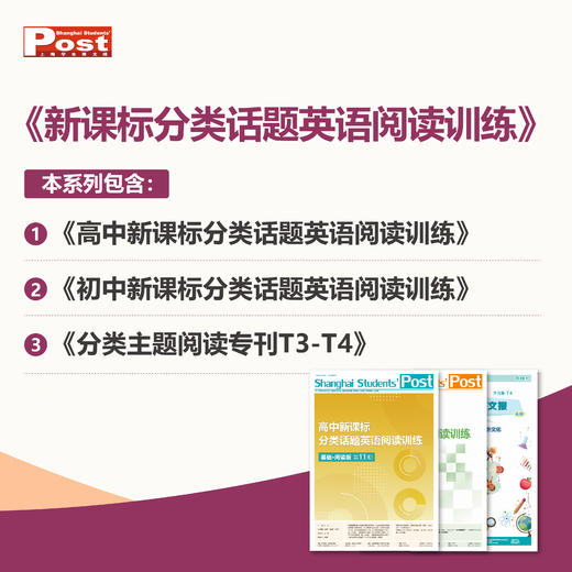 SSP上海学生英文报 2025年暑假合刊（分类话题阅读训练）早鸟价（含运费价格） 商品图0