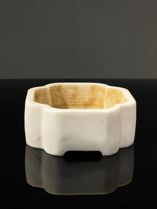 汉白玉倭角菖蒲盆，顺丰包邮 商品图3