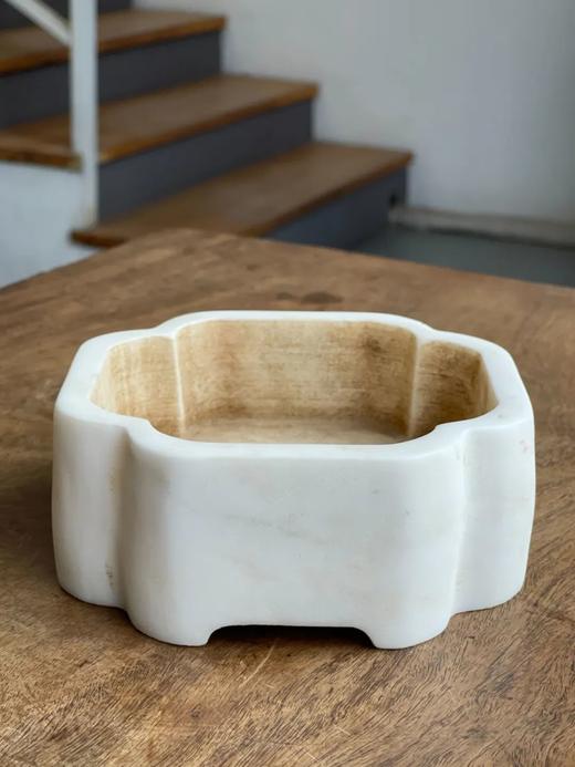 汉白玉倭角菖蒲盆，顺丰包邮 商品图8