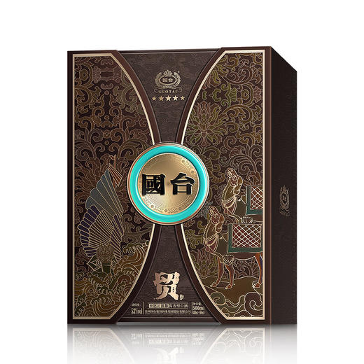 国台 贸 丝路礼遇版 酱香型 53度 400ml+100ml【礼盒装】x4 整箱 商品图5