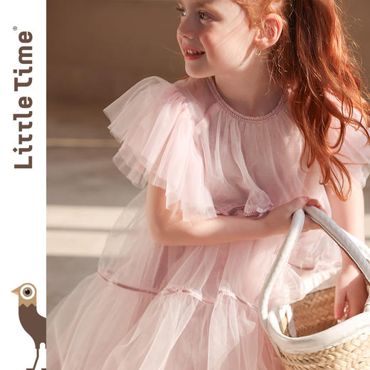 女童连衣裙2025夏新款儿童洋气时尚网纱公主裙礼服裙 商品图2