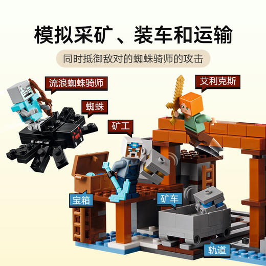乐高积木L21277乐高我的世界系列经典矿镐 商品图2