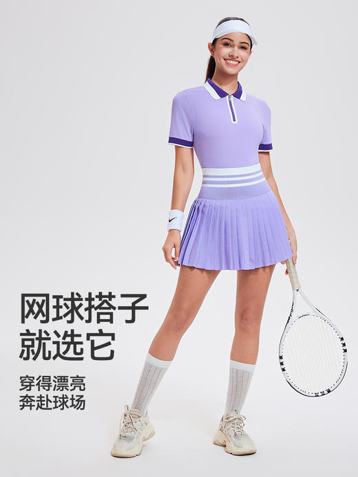 【2025上新】科里芙POLO翻领修身短袖高尔夫球服T恤显瘦透气高级感休闲健身衣 商品图4