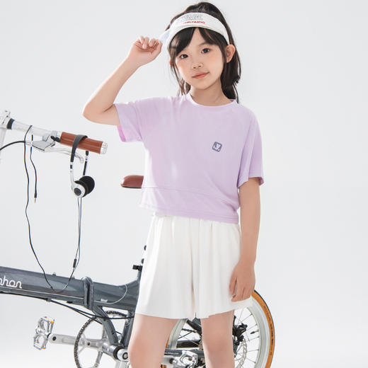 【畅快运动，轻量户外】女童运动短袖裙裤S1062 100% 商品图5