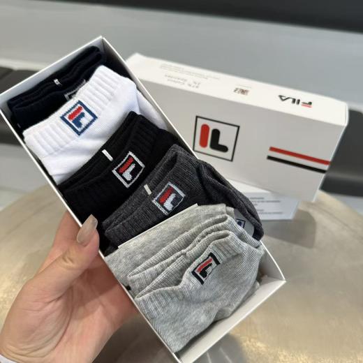 F633斐乐官方2025最新款低帮袜 5双一盒 商品图0