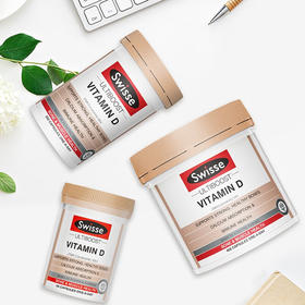 Swisse斯维诗维生素D 60粒  维生素d3片矿物质青少年成人促进钙吸收 骨骼牙齿