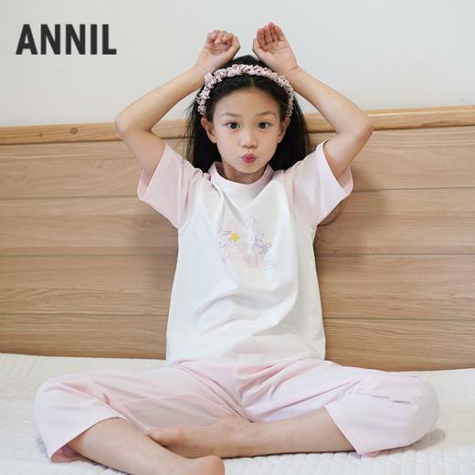 男女童短袖套装夏季新款安奈儿童装JM521227 商品图1