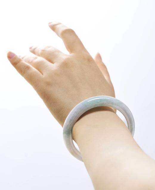 伽罗JALO A货翡翠手镯SGE07164 商品图2