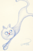 贾伟《如花新生·猫》原作手稿 商品缩略图0
