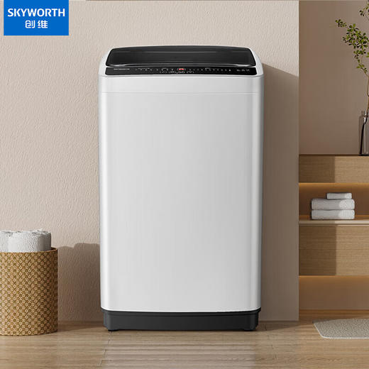 创维8公斤全自动洗衣机 T80S清雅灰升级款 GT80S24_清雅灰 手洗专用 桶自洁+桶风干 GT80S24 商品图3